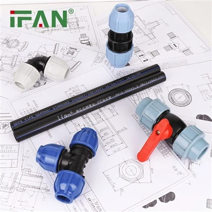 20-110MM Blue HDPE quvur moslamasi